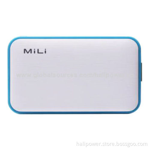 ABS Shell Power Bank with Lithium Polymer Battery